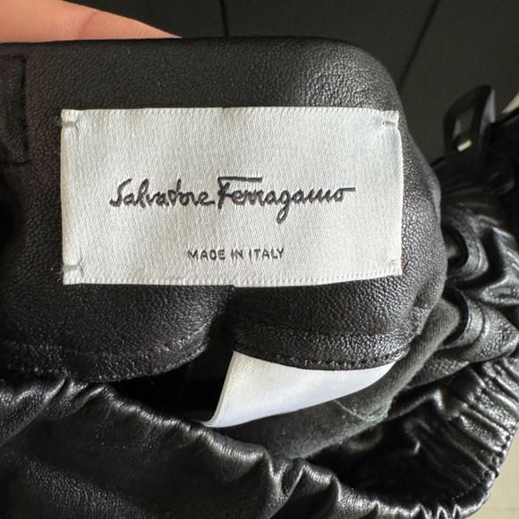 Salvatore Ferragamo leather pants - Picture 3 of 4